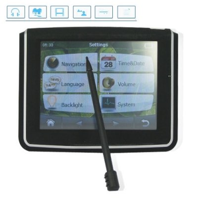 3.5 Inch Portable Multimedia Car GPS Navigator